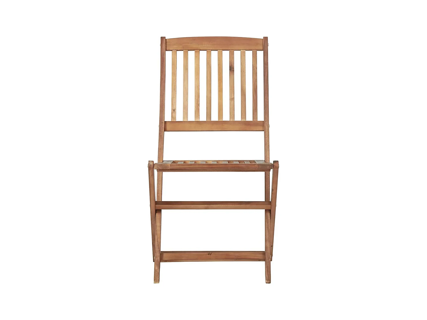 Sedie da Giardino Pieghevoli 4 pz con Cuscini Massello Acacia