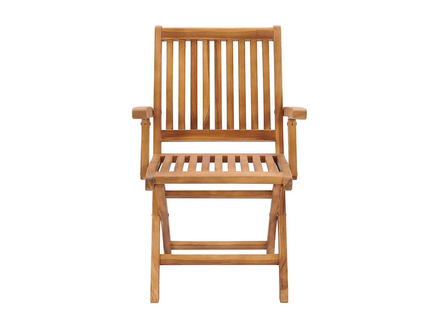 Chaises pliables de jardin avec coussins lot de 6 Bois de teck