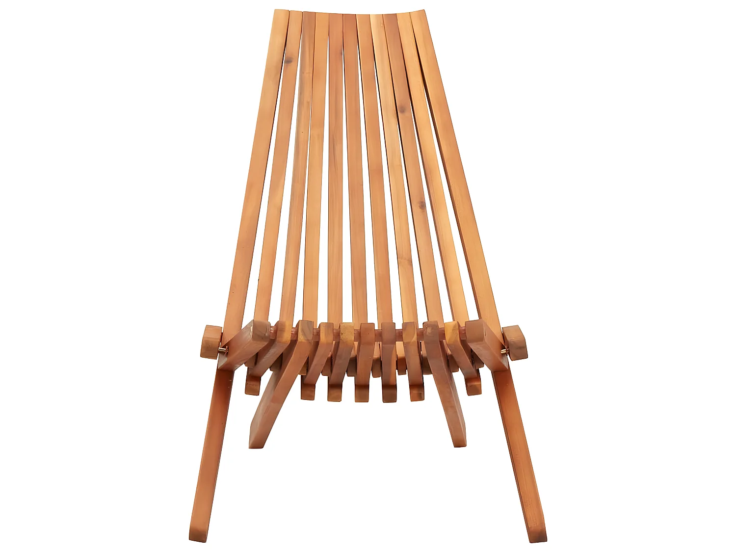 Sillón plegable de exterior madera de acacia maciza
