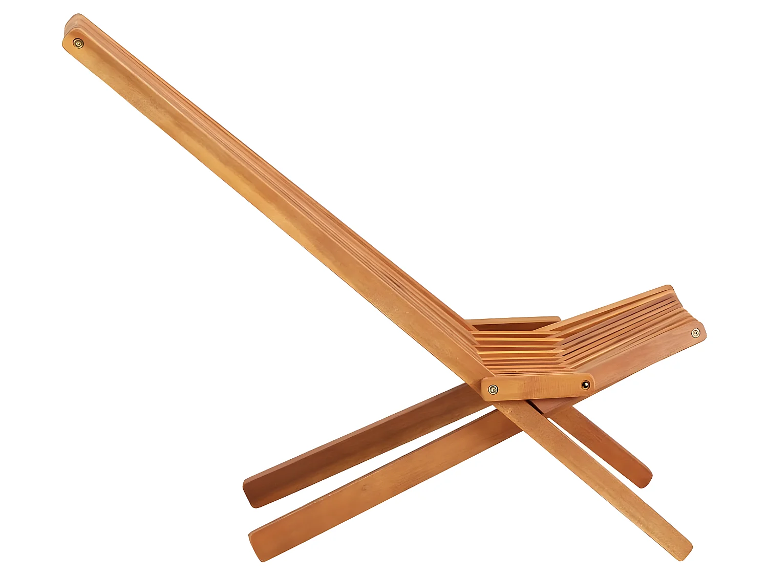 Sillón plegable de exterior madera de acacia maciza