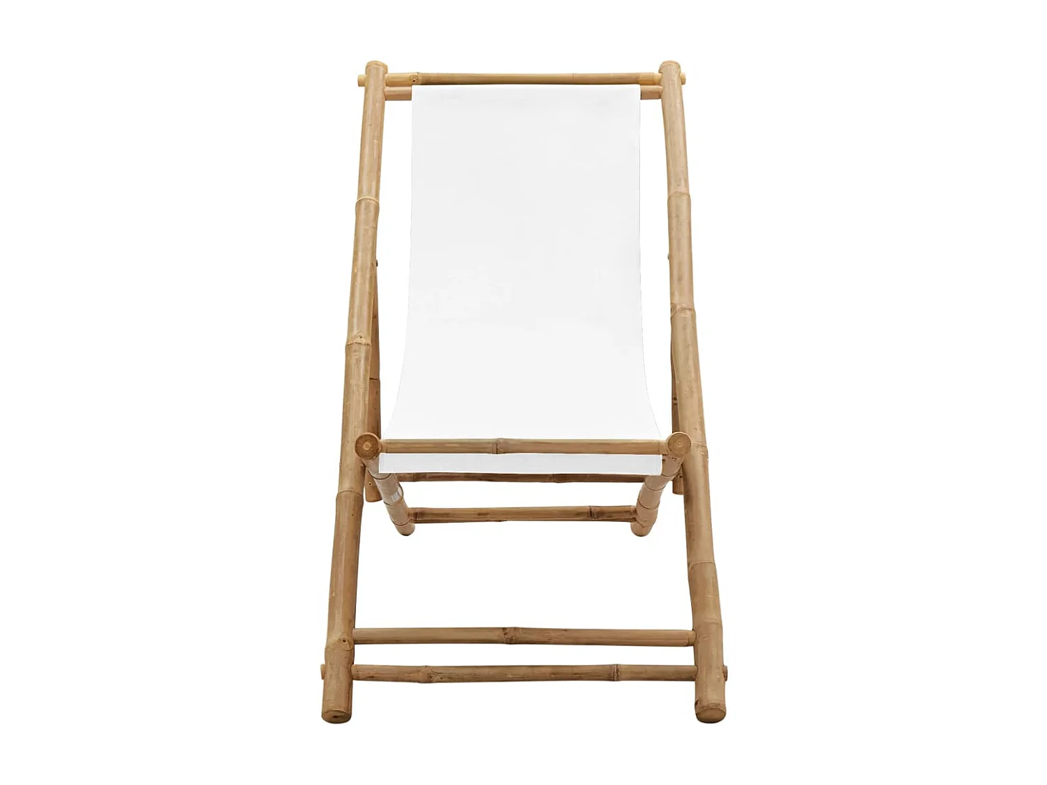 Liegestuhl Bambus und Canvas