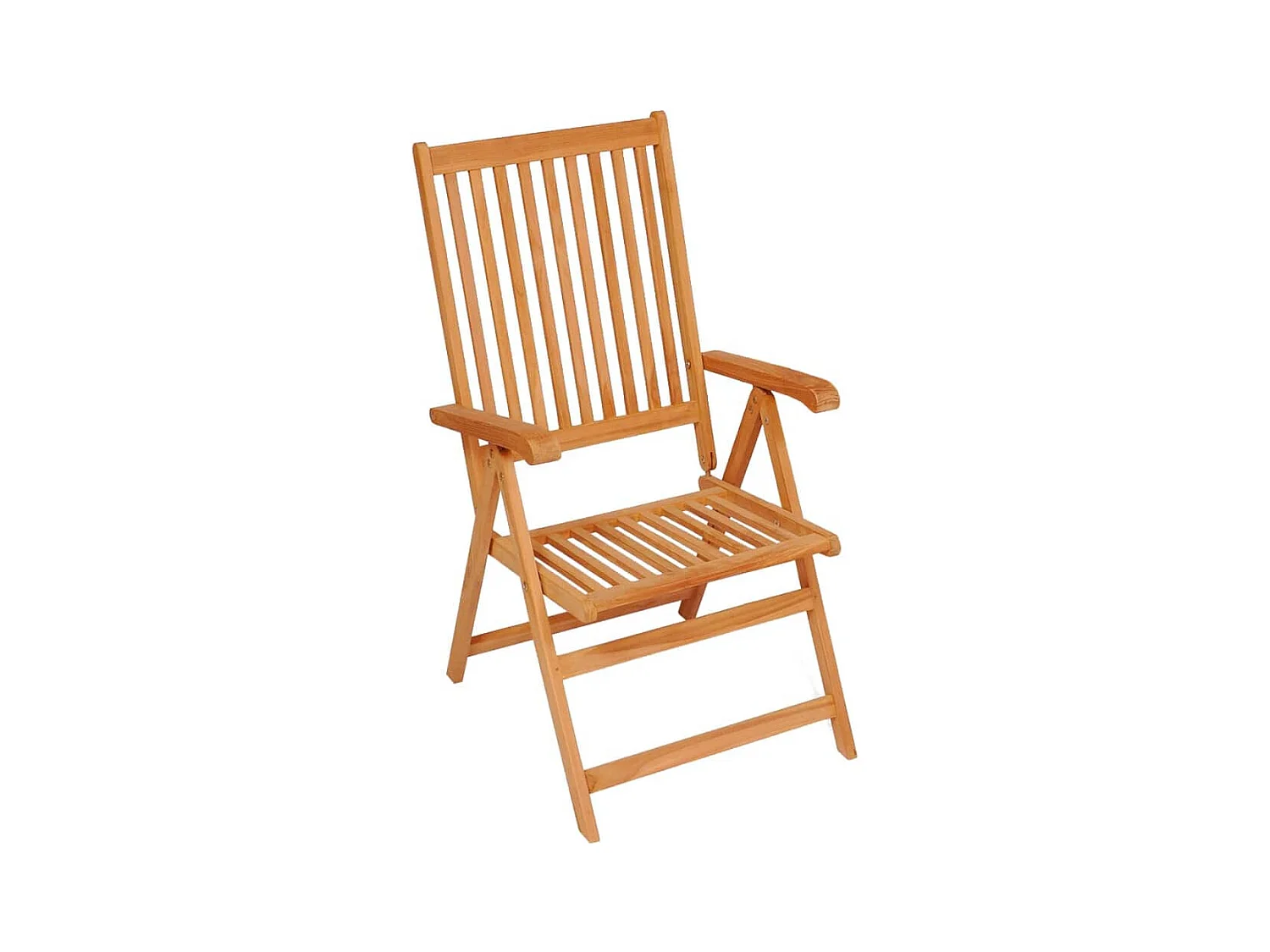 Chaises inclinables de jardin et coussins lot de 8 Teck solide