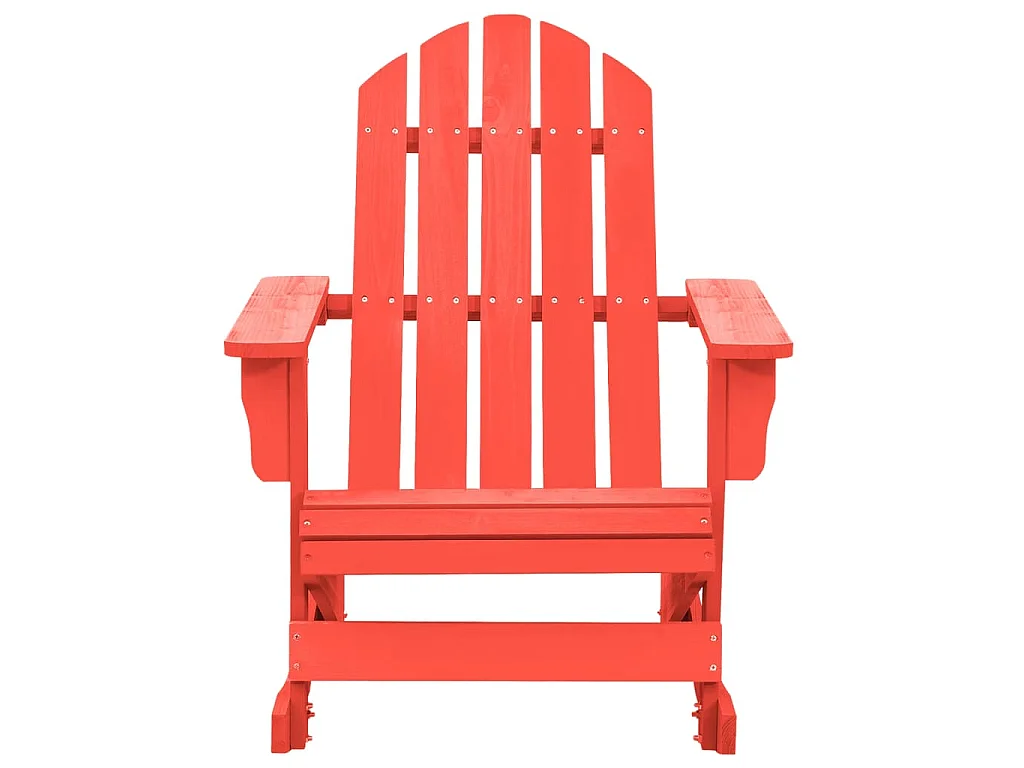 Sedia Giardino Adirondack in Legno Massello di Abete Rossa