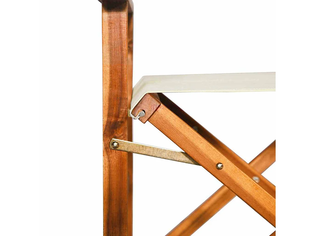 Sillas de director 2 unidades madera maciza de acacia