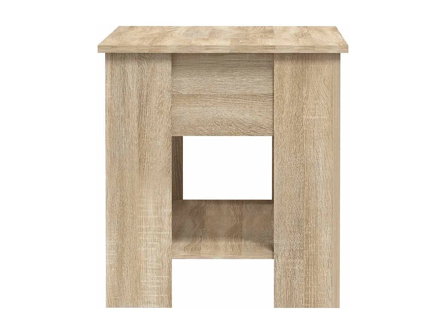 Table basse chêne sonoma 101x49x52 cm bois d'ingénierie