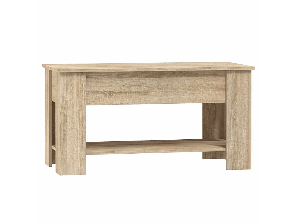 Couchtisch Sonoma-Eiche 101x49x52 cm Holzwerkstoff