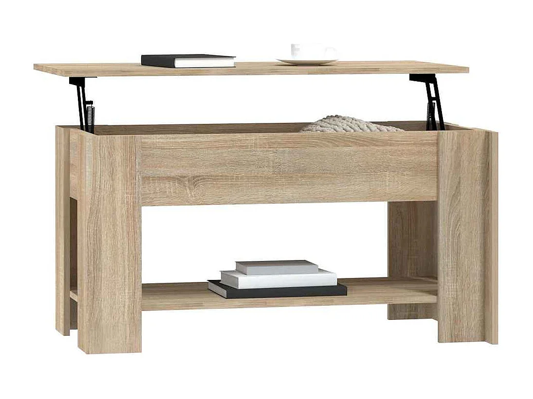 Couchtisch Sonoma-Eiche 101x49x52 cm Holzwerkstoff