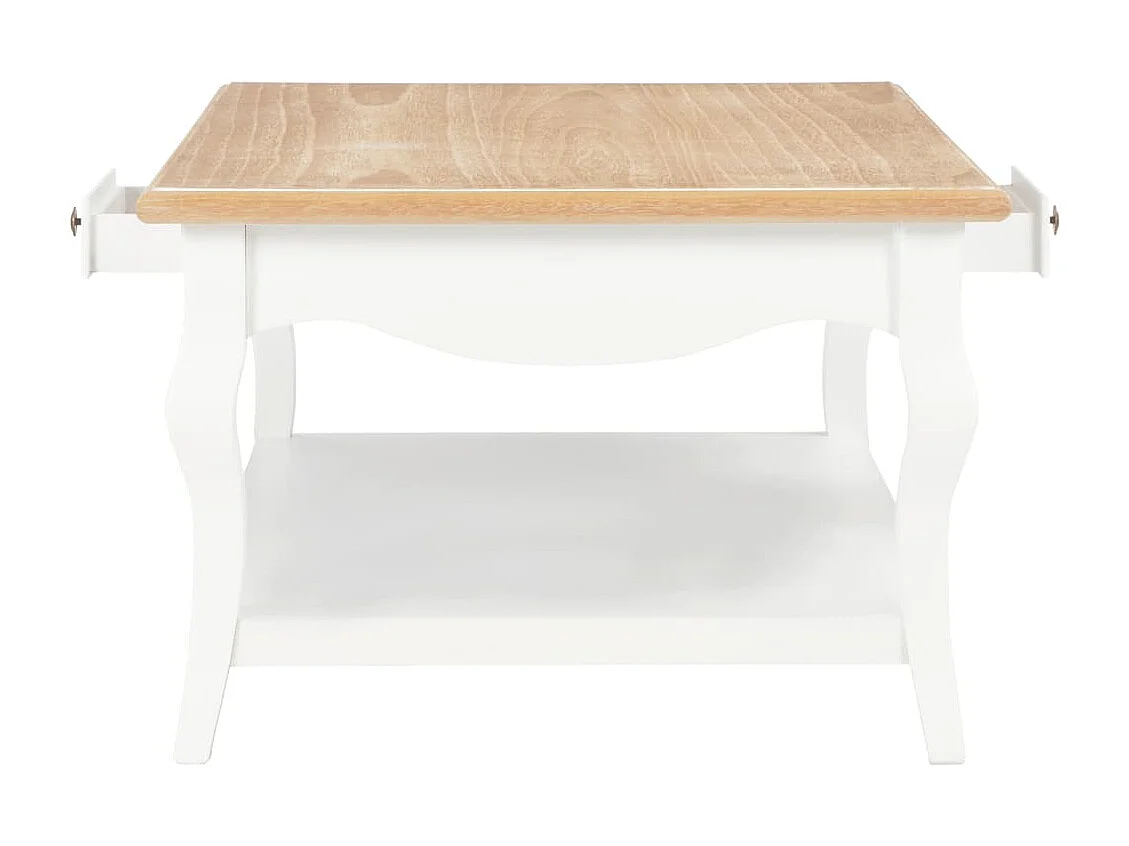 Table basse Blanc 110 x 60 x 40 cm MDF