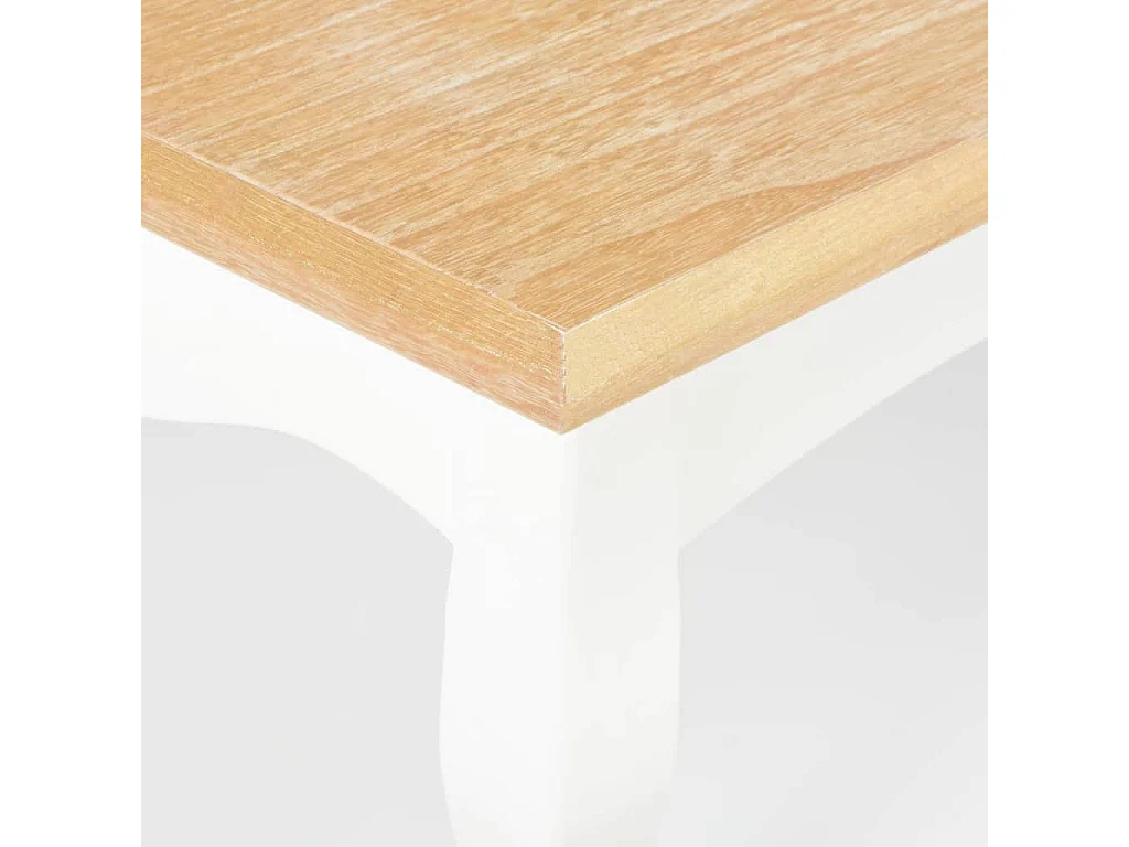 Table basse Blanc 110 x 60 x 40 cm MDF