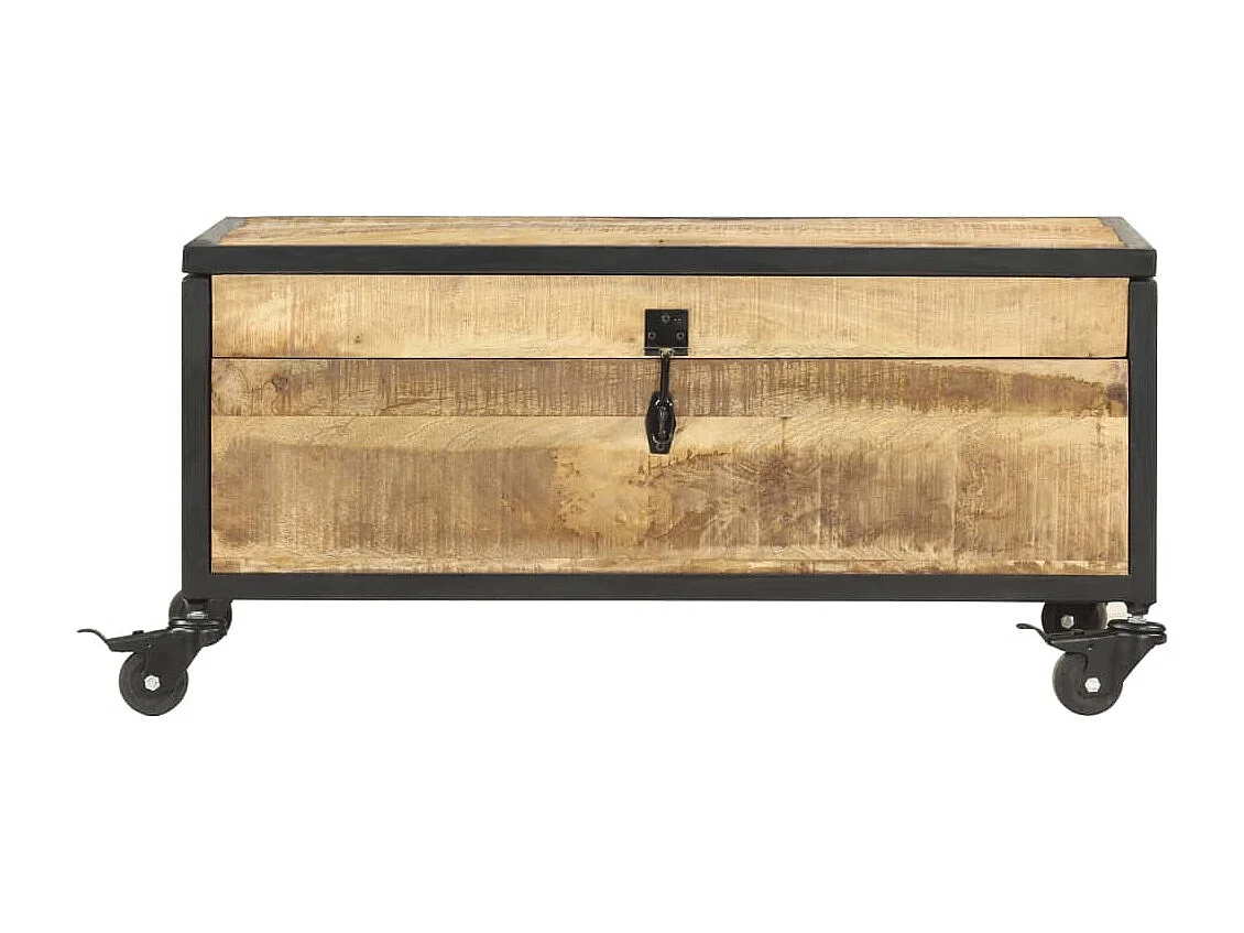 Salontafel 70x50x33 cm massief mangohout