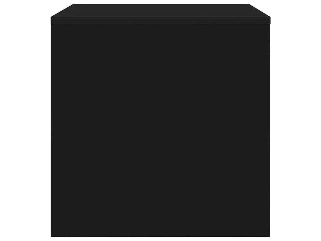 Tables gigognes 3 pcs Noir Aggloméré