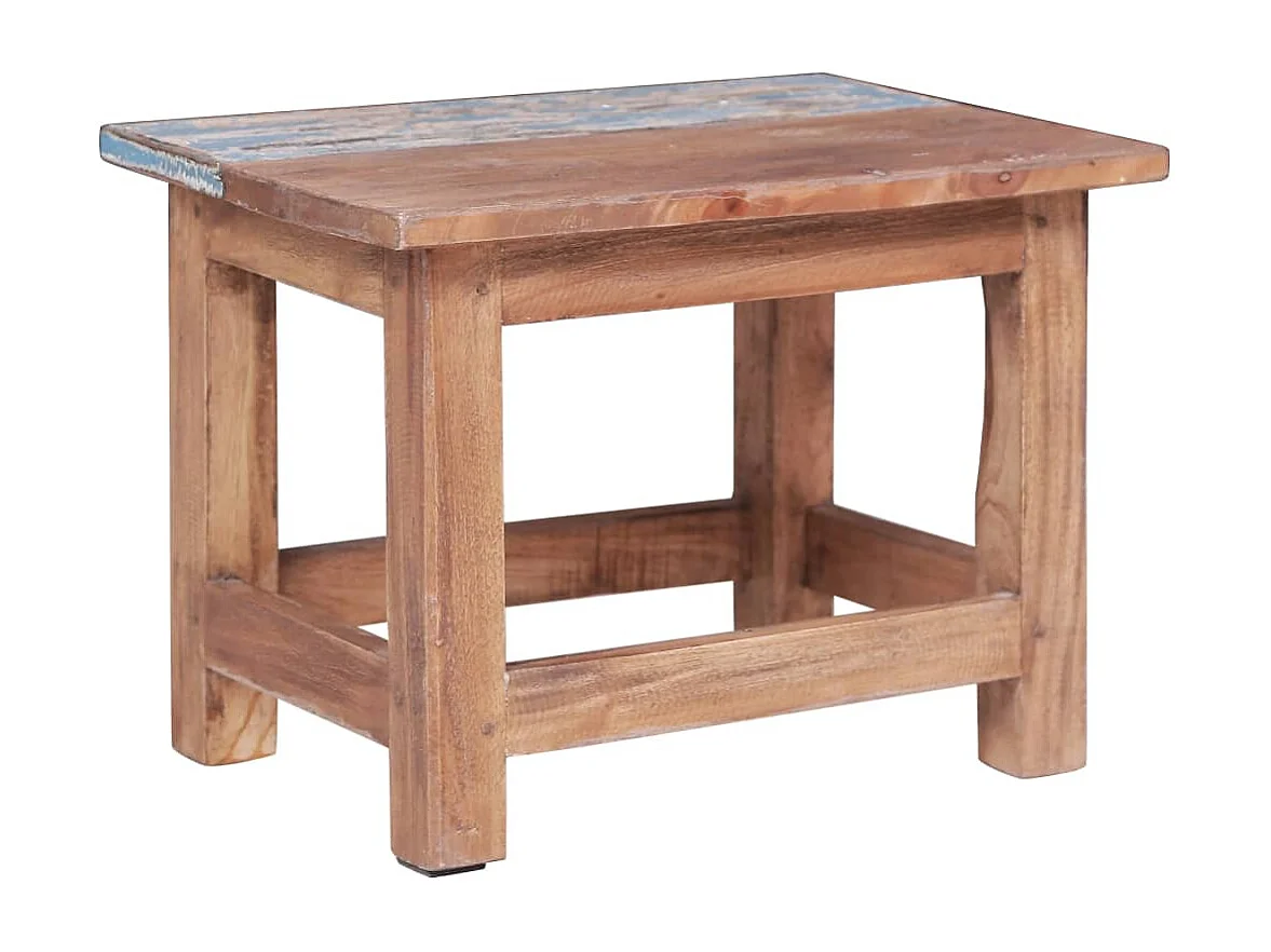 Tables gigognes 2 pcs bois d'acajou massif