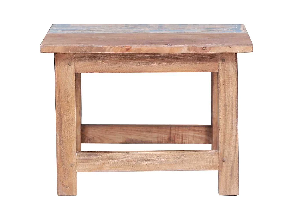 Tables gigognes 2 pcs bois d'acajou massif