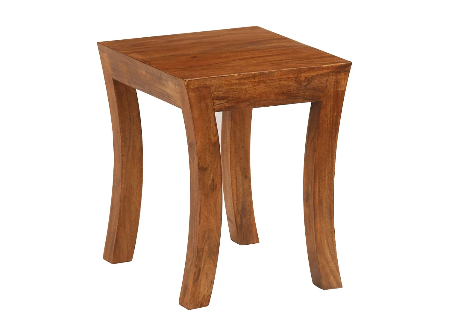 3-tlg. Satztisch-Set Massivholz Akazie 50x35x50 cm Braun