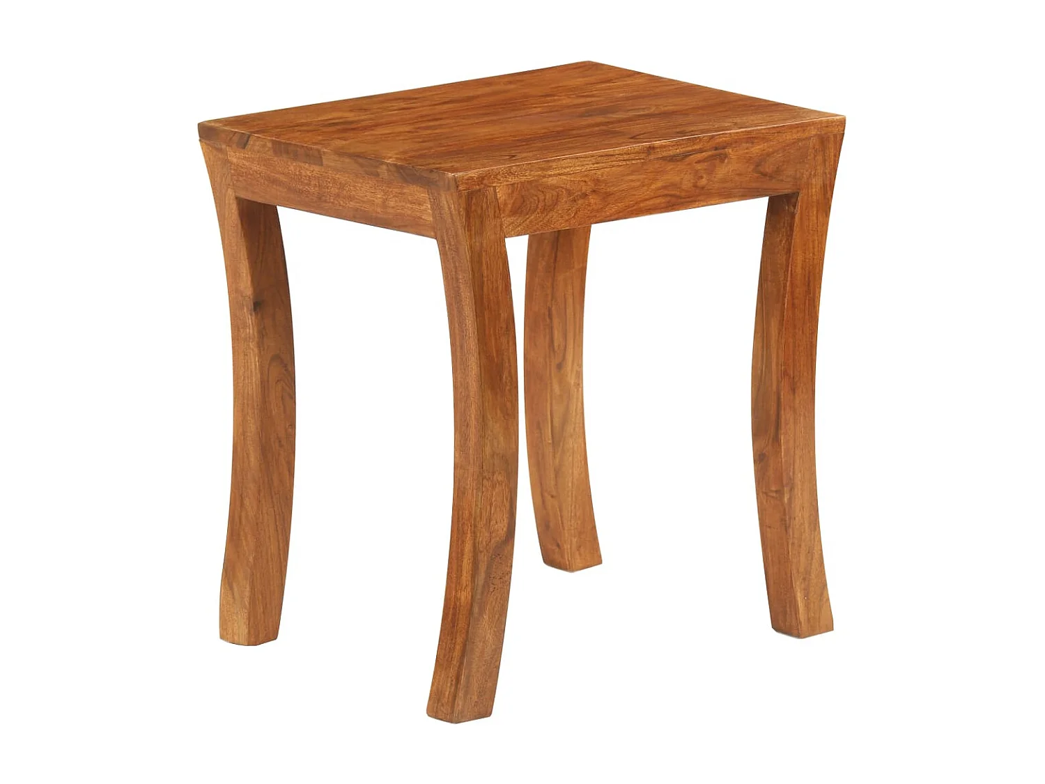 Table gigogne 3 pcs Bois massif d'acacia 50x35x50 cm Marron