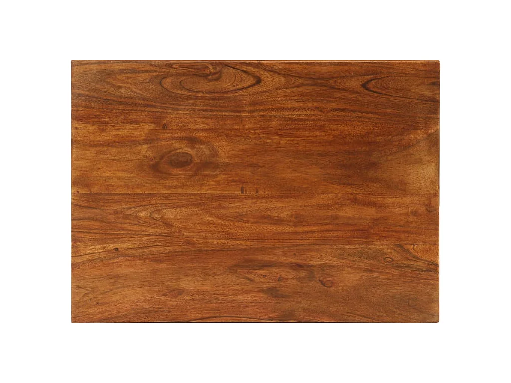 Table gigogne 3 pcs Bois massif d'acacia 50x35x50 cm Marron