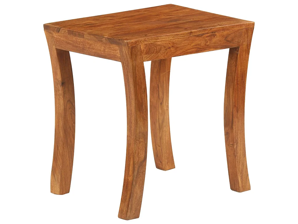 Table gigogne 3 pcs Bois massif d'acacia 50x35x50 cm Marron