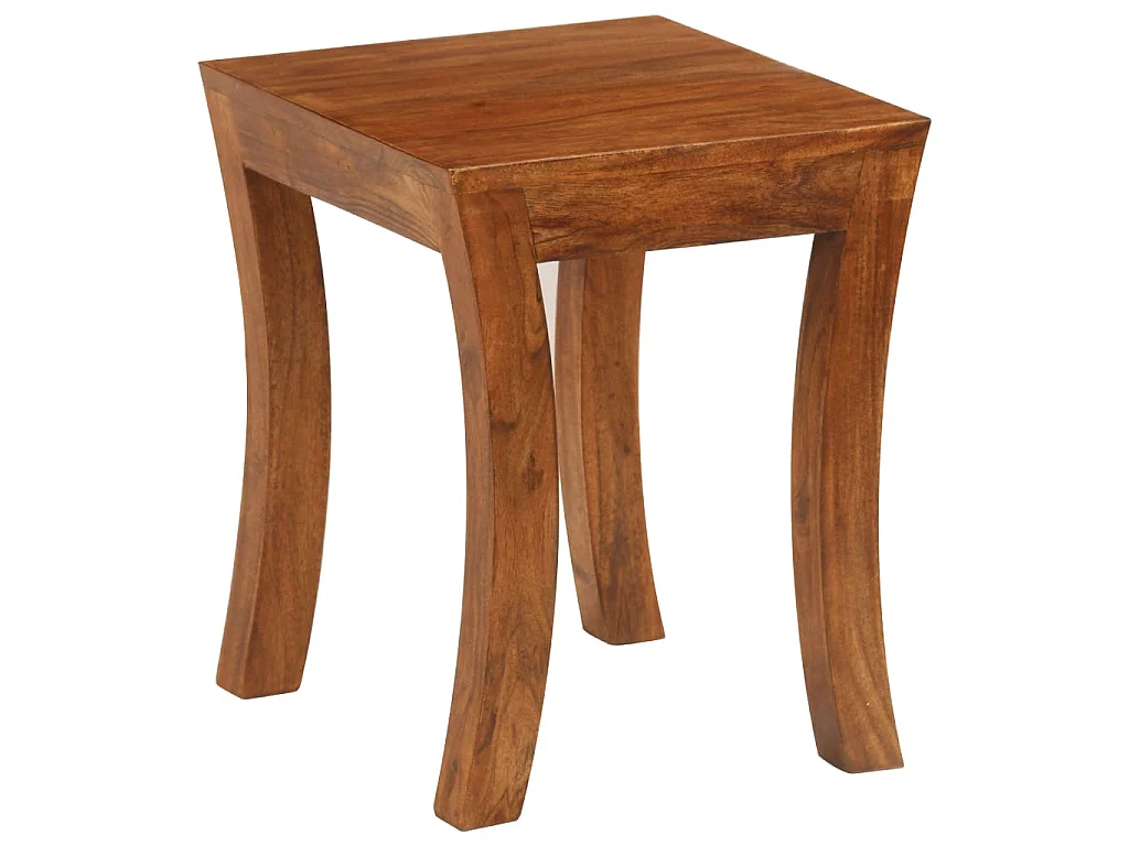 Table gigogne 3 pcs Bois massif d'acacia 50x35x50 cm Marron