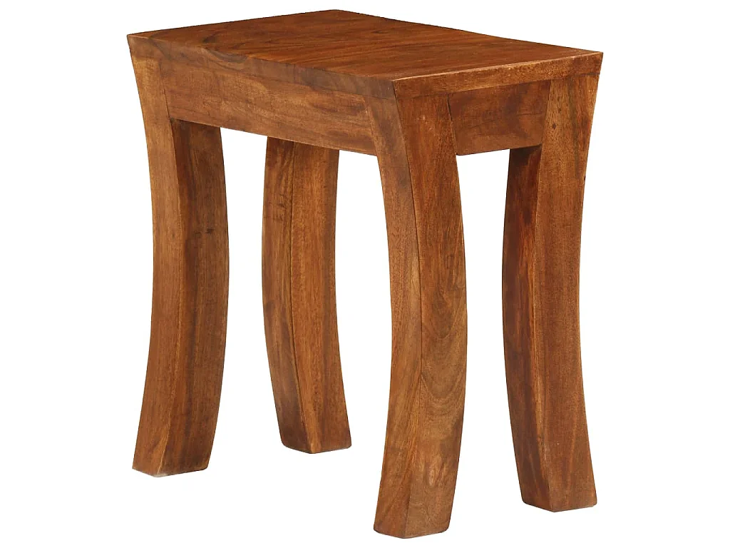 Table gigogne 3 pcs Bois massif d'acacia 50x35x50 cm Marron