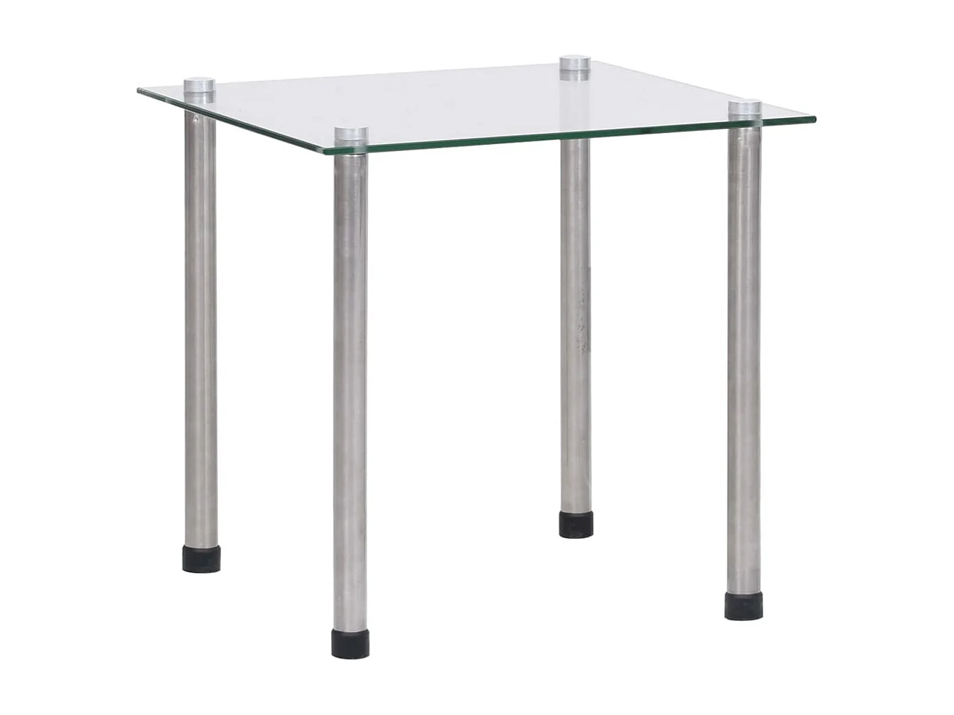 3-delige Tafeltjesset gehard glas transparant