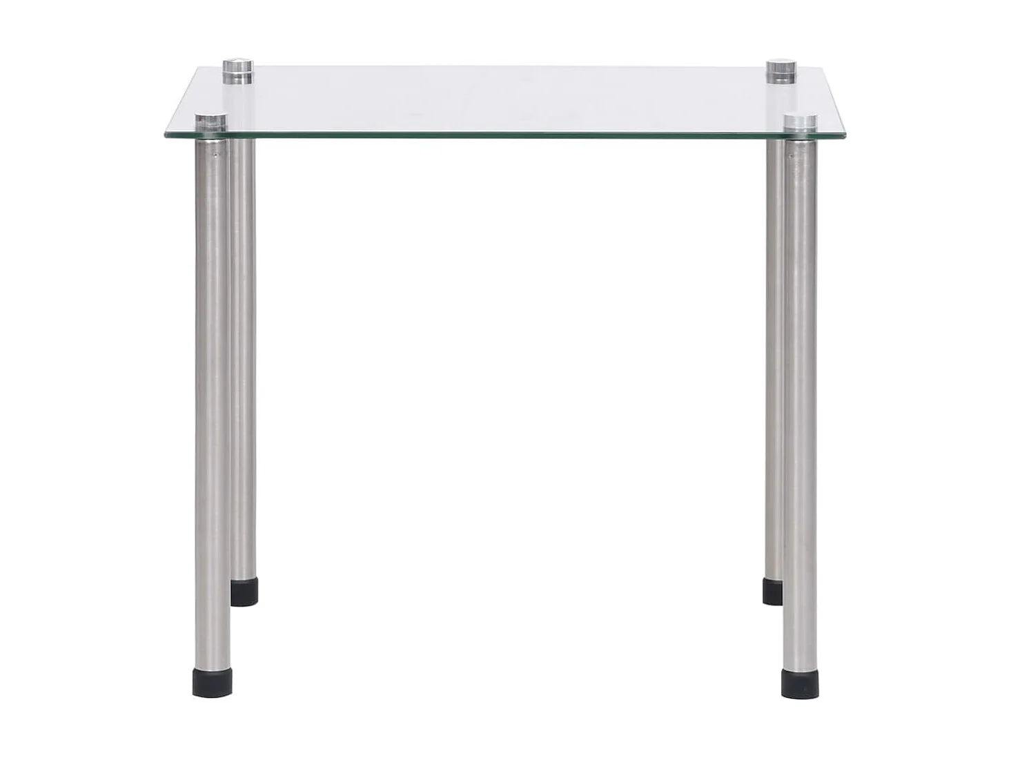 3-delige Tafeltjesset gehard glas transparant