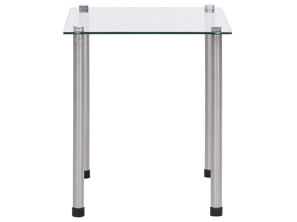 Satztische 3-tlg. Transparent Hartglas