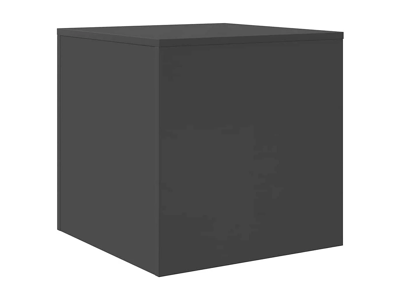 Tables gigognes 3 pcs Gris brillant Bois d'ingénierie