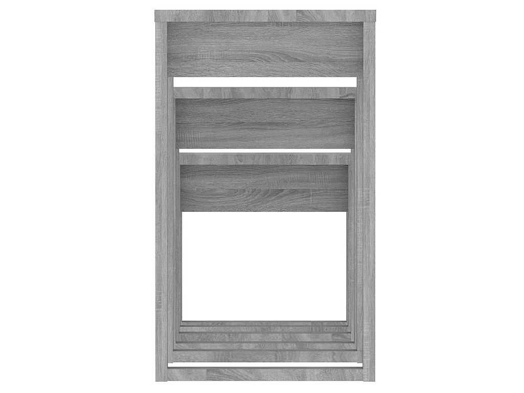 Tables gigognes 3 pcs Sonoma gris Bois d'ingénierie