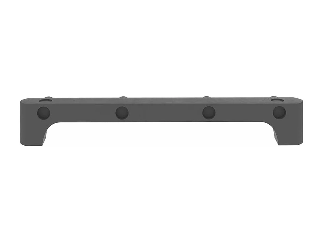 Kast met 5 vakken met boxen 103x30x72,5 cm stof grijs