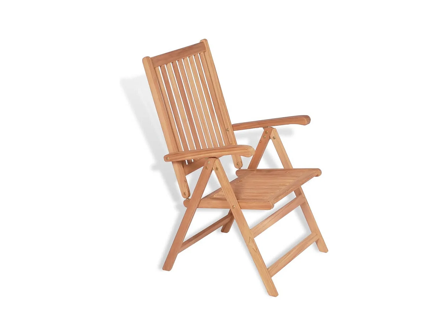 Verstellbare Gartenstühle 2 Stk. Massivholz Teak