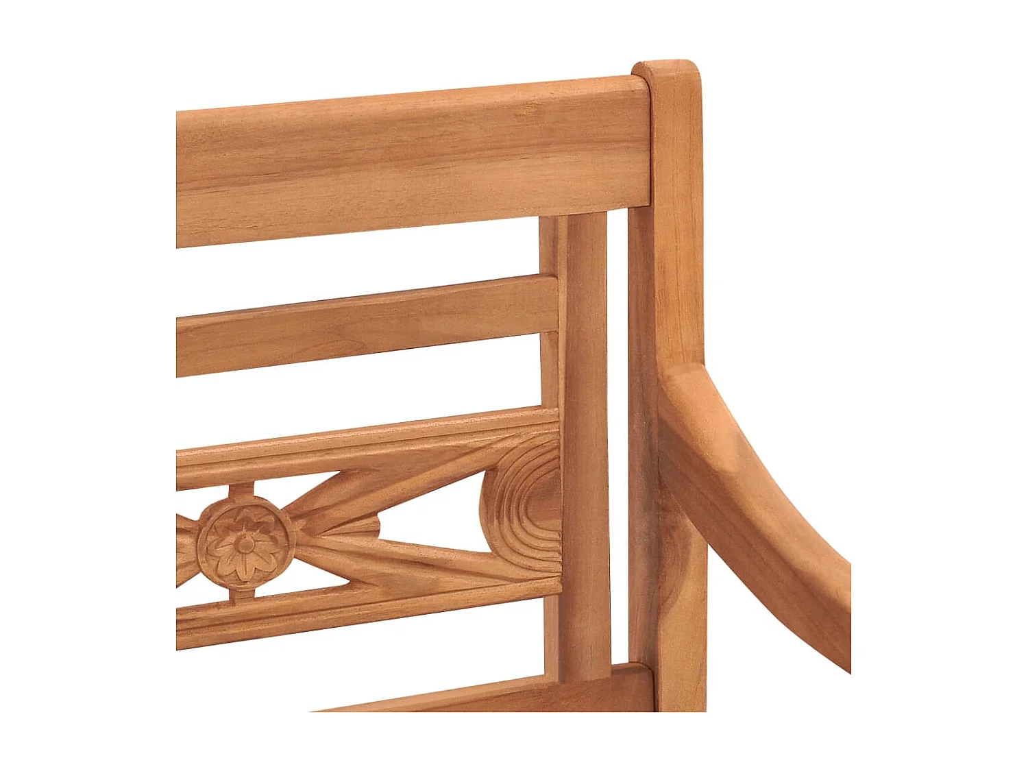 Sedie Batavia 2 pz con Cuscini Grigio Scuro in Massello di Teak