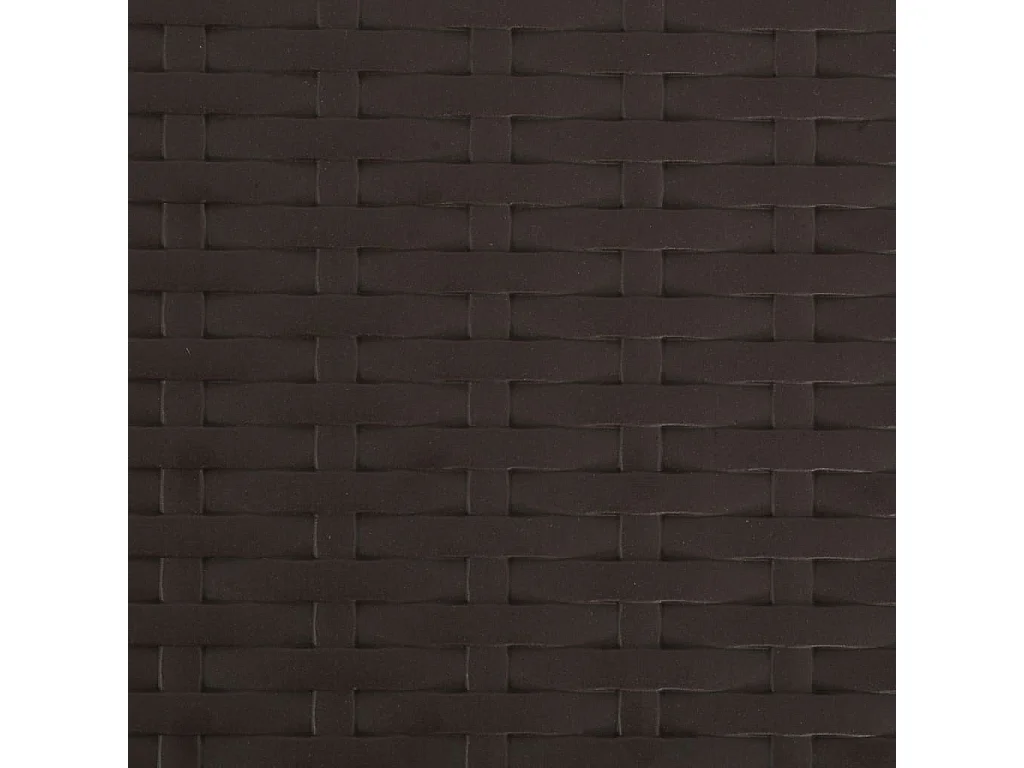 Chaises pliables de jardin lot de 2 PEHD et acier