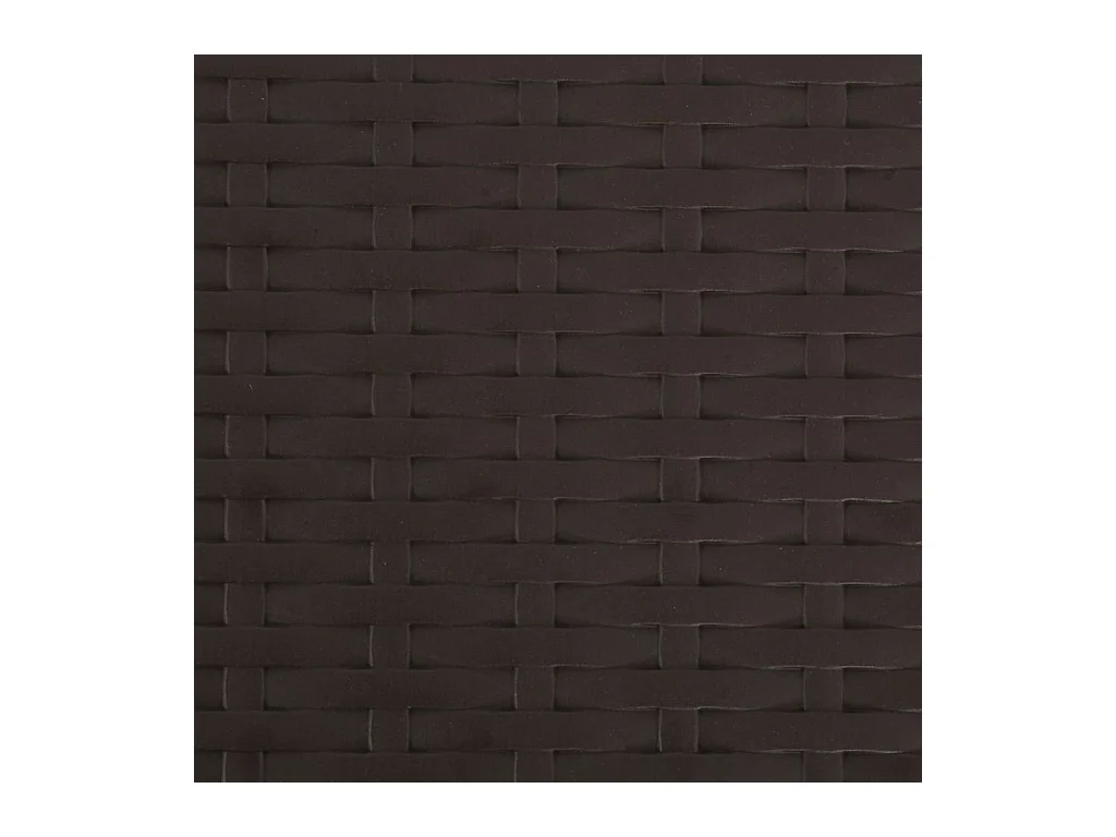 Tuinstoelen inklapbaar 2 st HDPE en staal bruin