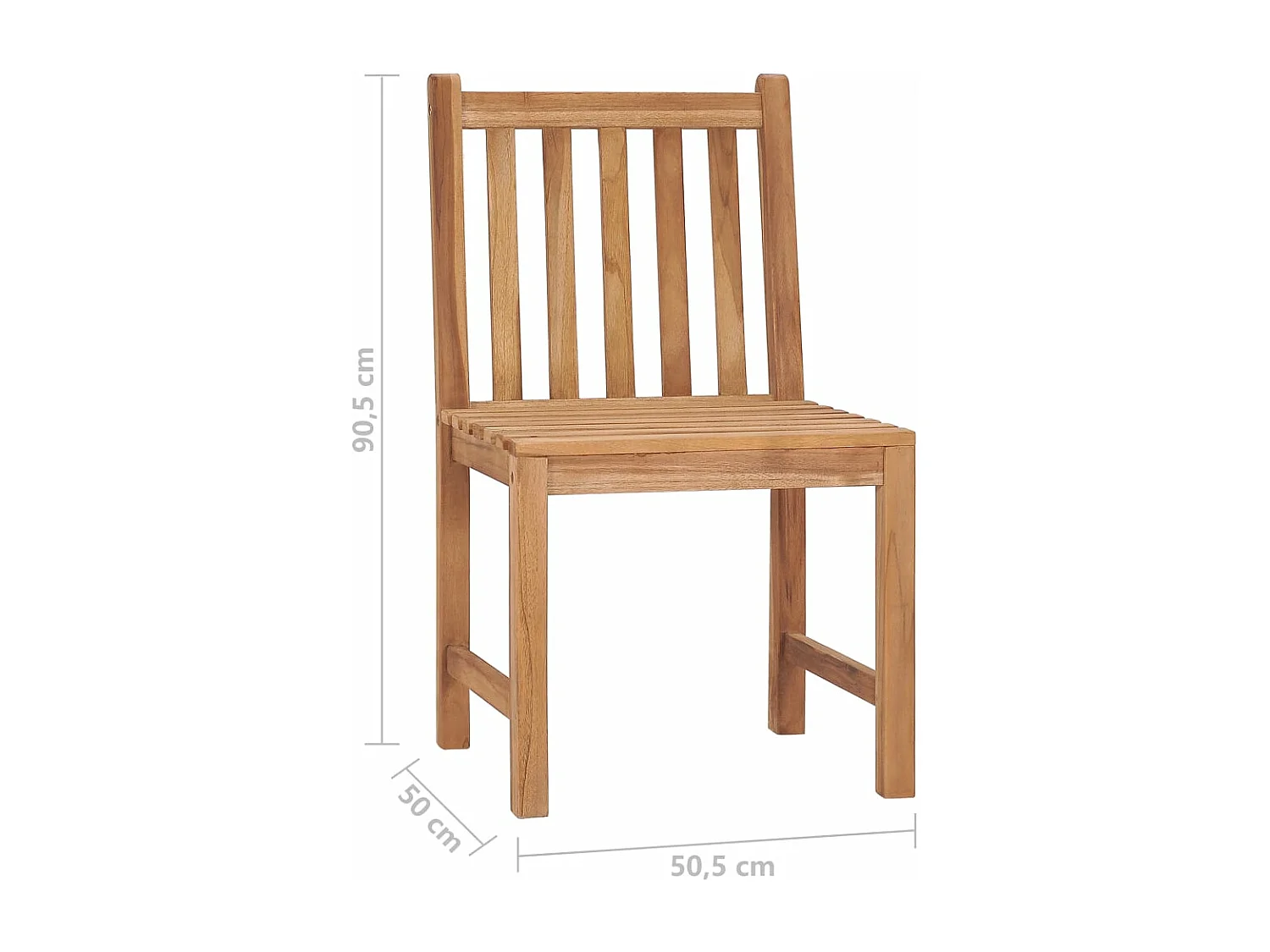 Tuinstoelen 2 st met kussens massief teakhout