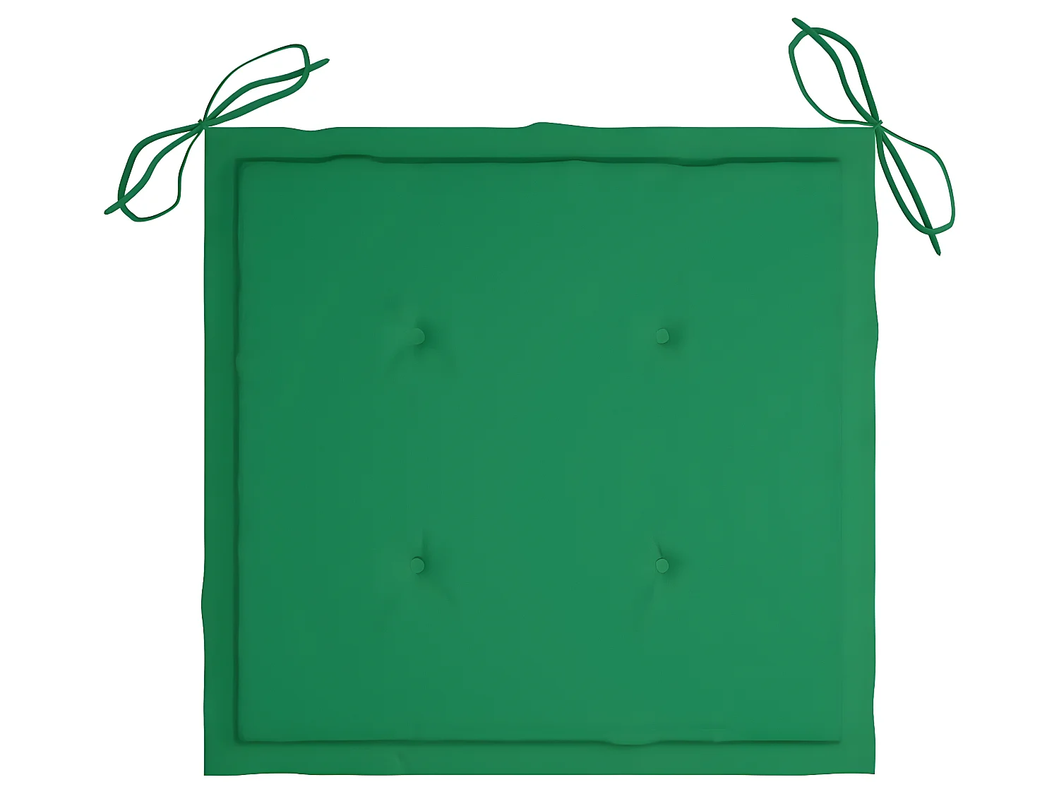 Chaises à manger d'extérieur lot de 2 et coussins Acacia massif