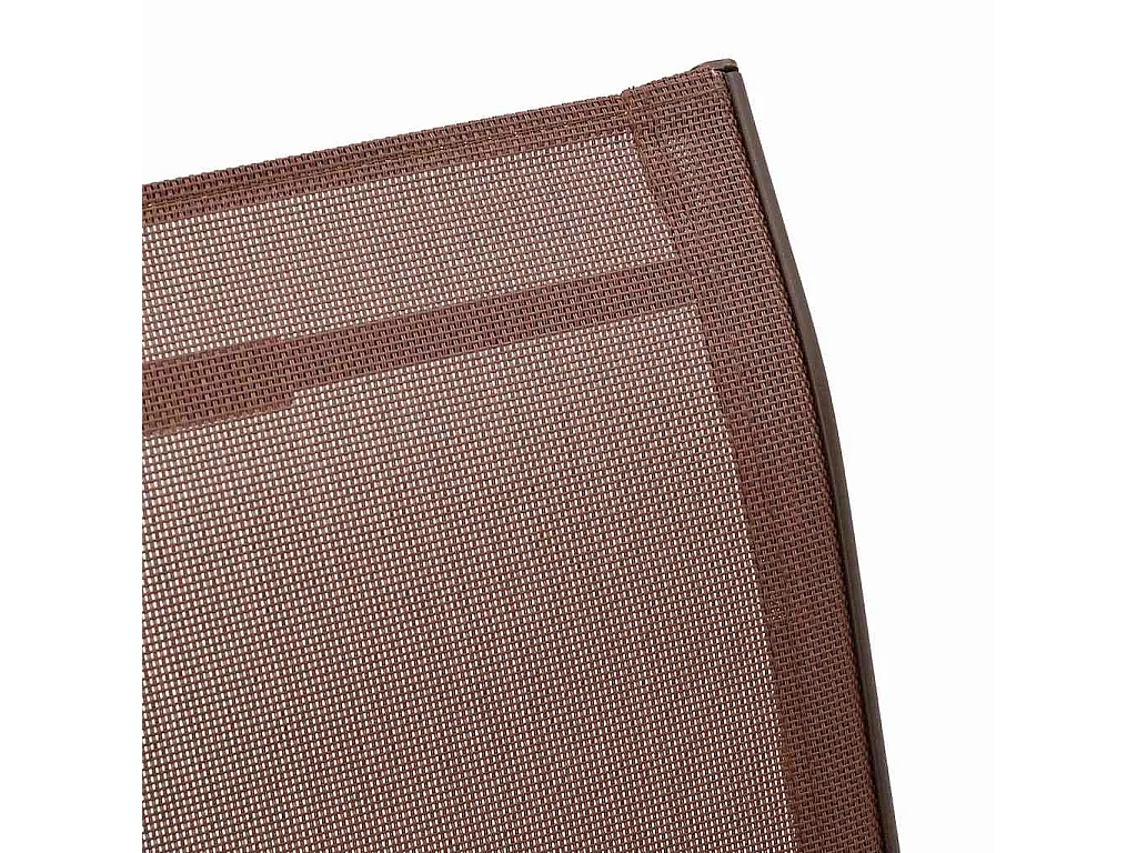 Stapelbare Gartenstühle 2 Stk. Braun Textilene