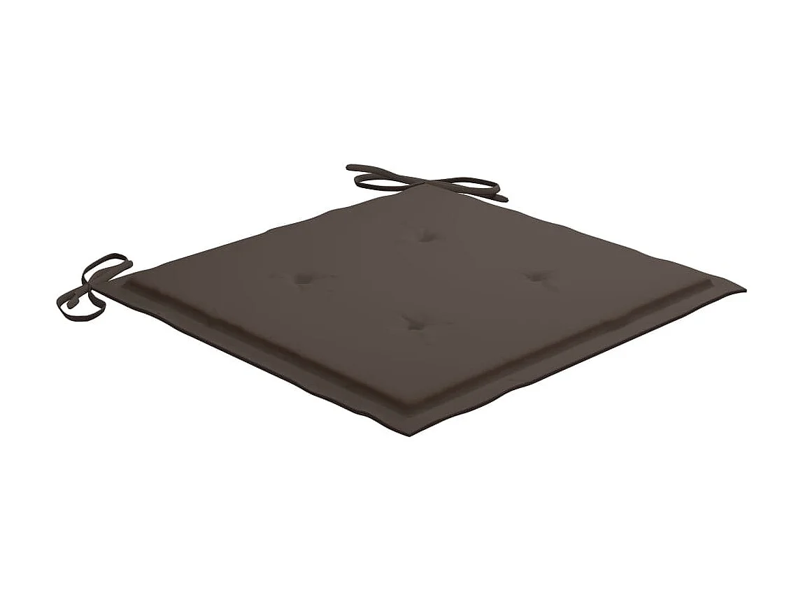 Klappbare Gartenstühle 2 Stk. mit Sitzkissen Massivholz Akazie