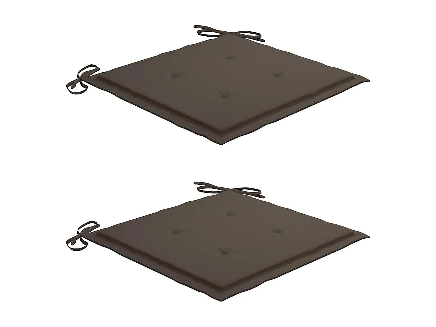 Klappbare Gartenstühle 2 Stk. mit Sitzkissen Massivholz Akazie