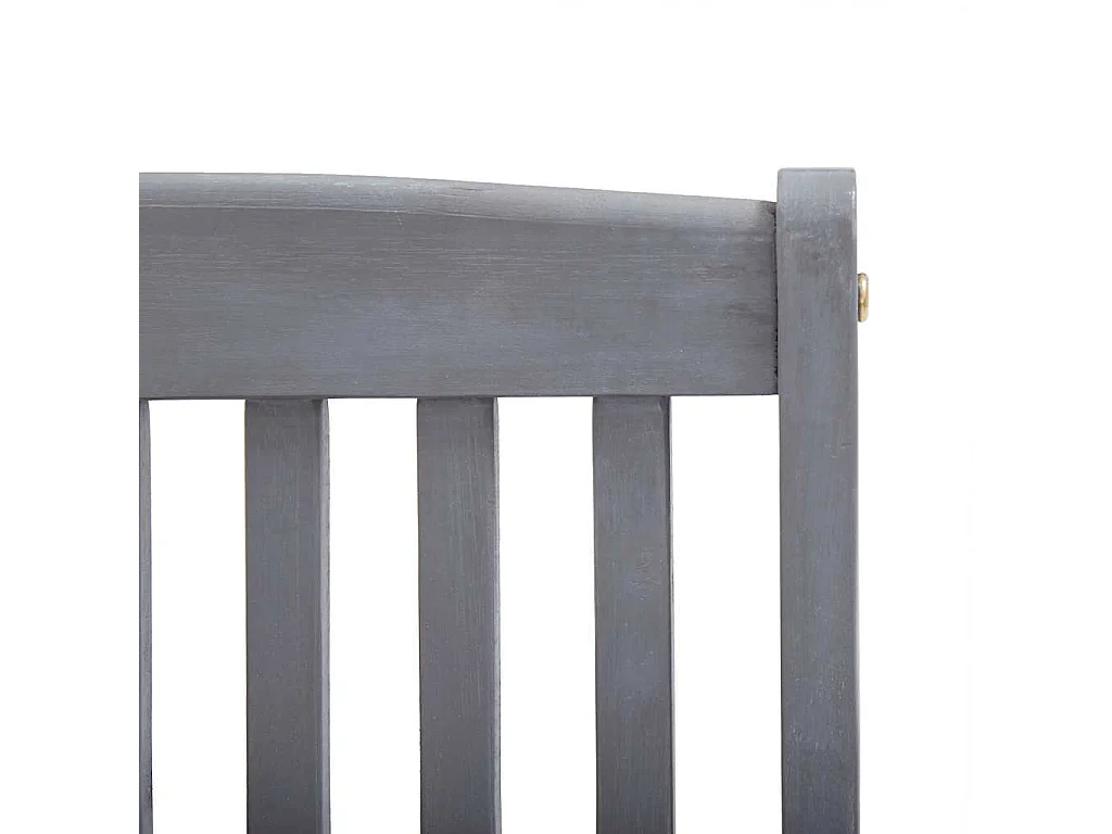 Chaises pliantes 4 pièces en bois d'acacia massif