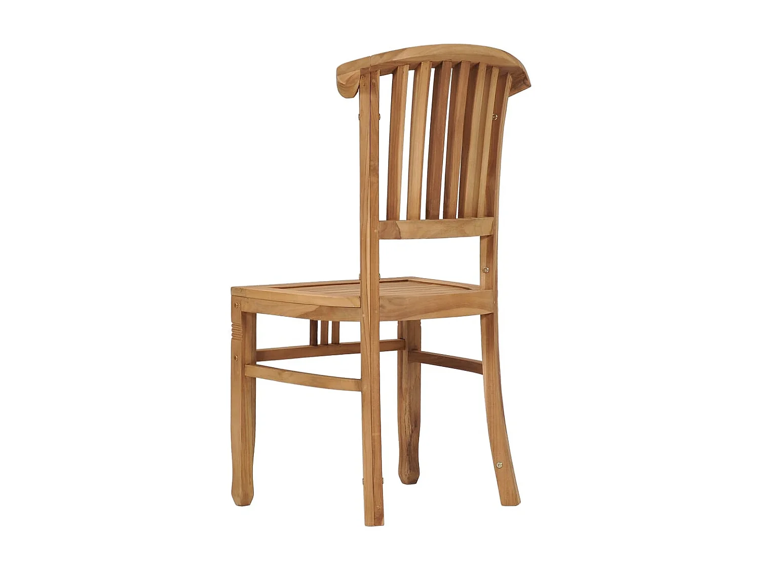 Sedie da Giardino 2 pz in Legno Massello di Teak