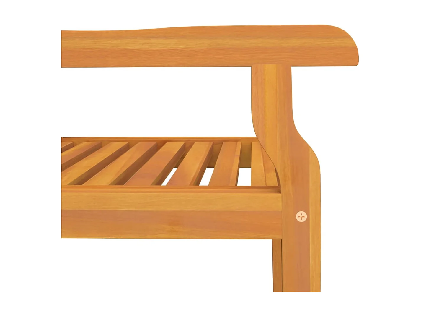 Sedie da Pranzo da Esterni 6 pz in Legno Massello di Acacia