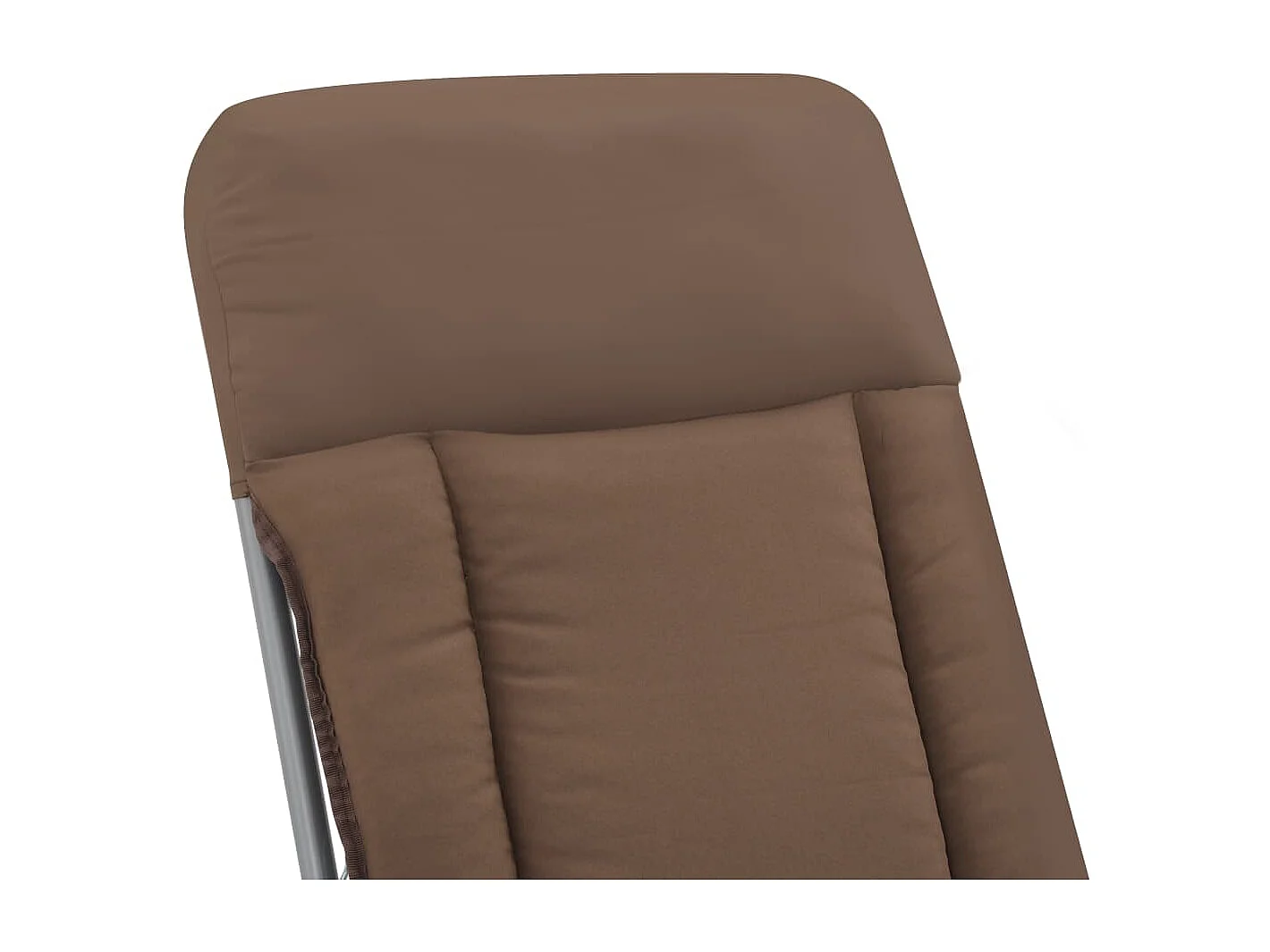 Klappbare Gartenstühle mit Auflagen 2 Stk. Braun