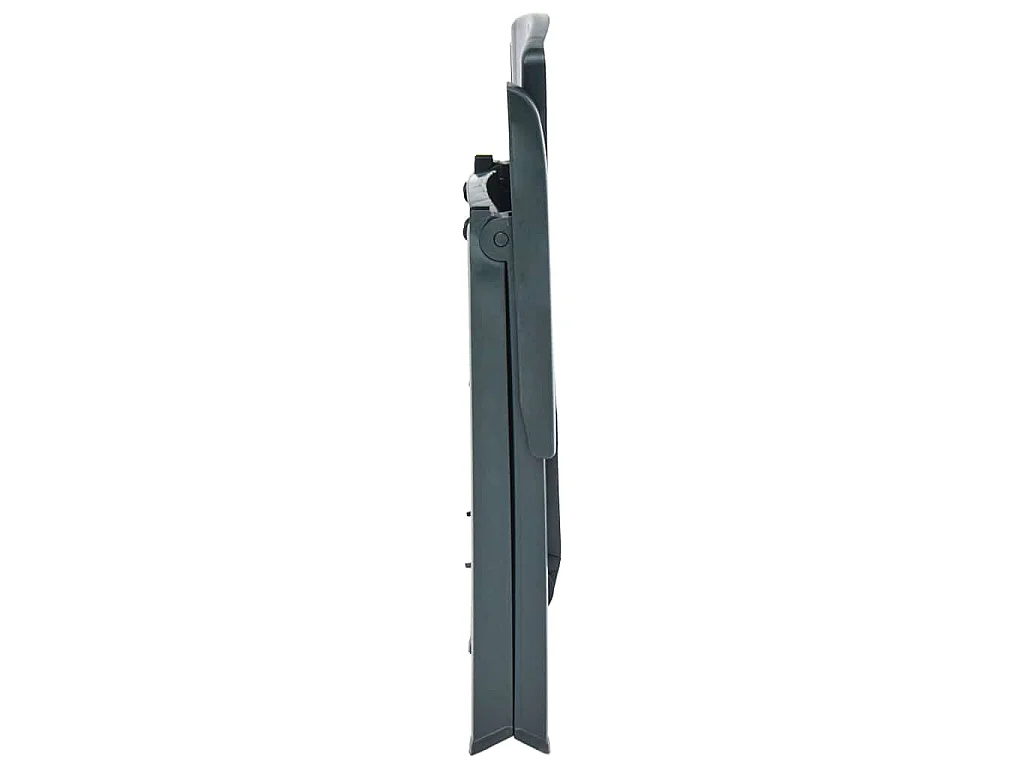 Chaises pliantes inclinables, lot de 2, en plastique vert