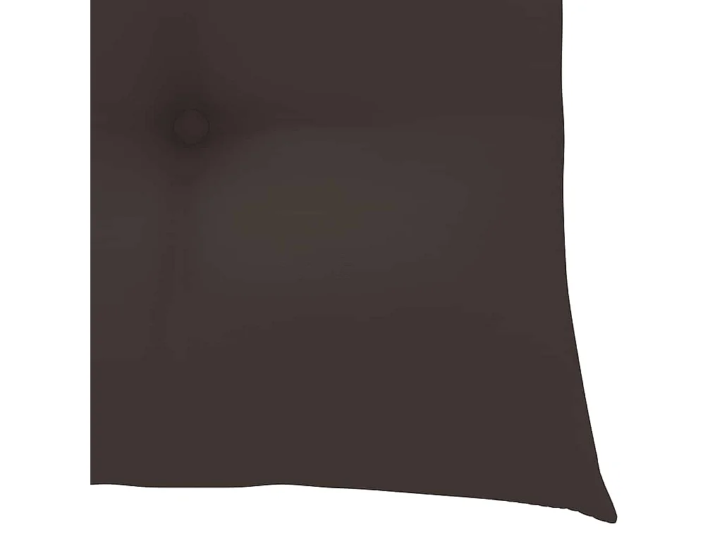 Chaises pliantes (lot de 2) avec coussins en bambou