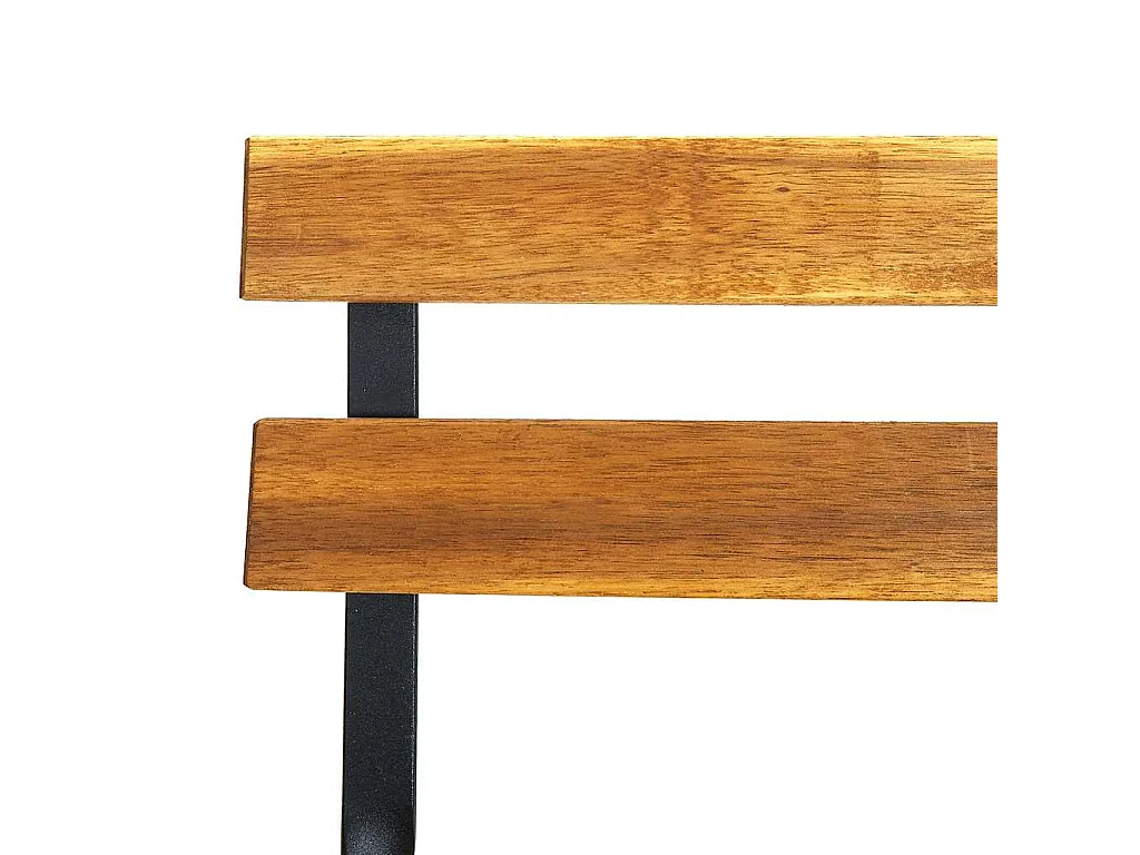 Klappstühle, 6-teilig, Stahl und massives Akazienholz