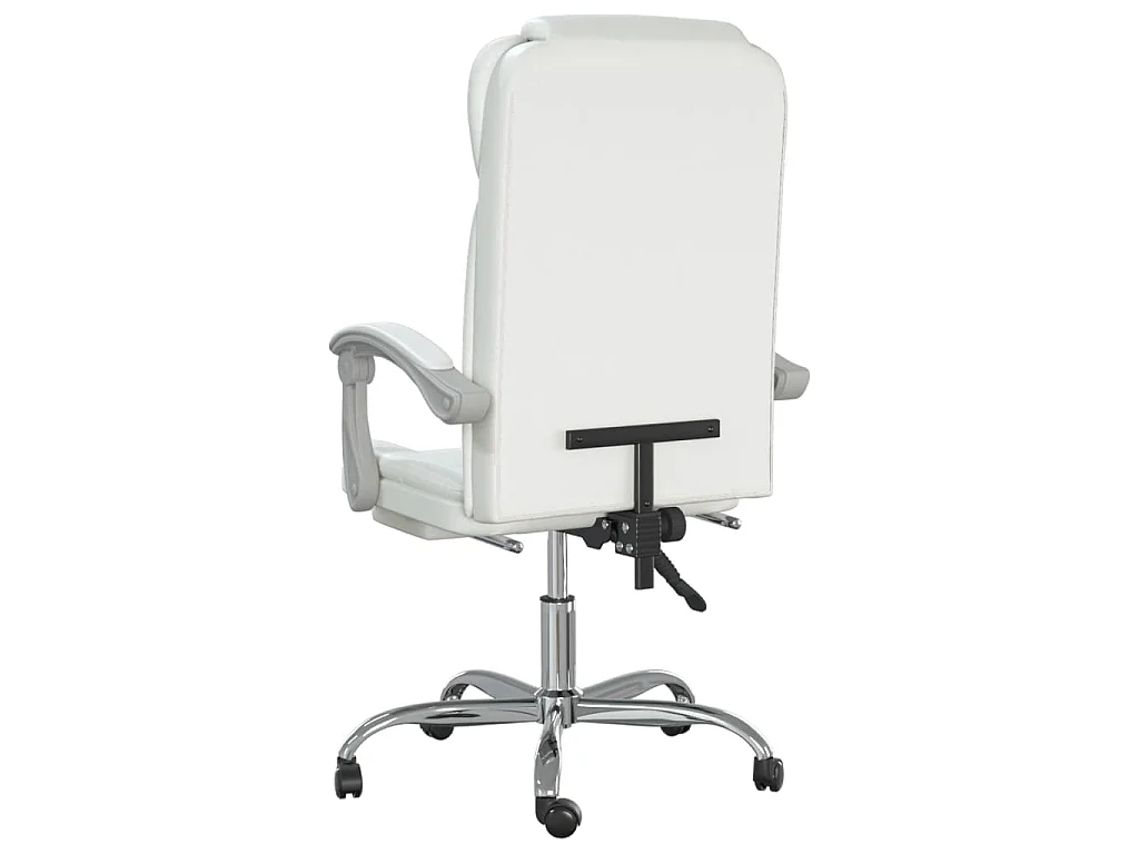 Fauteuil inclinable de bureau Blanc Similicuir