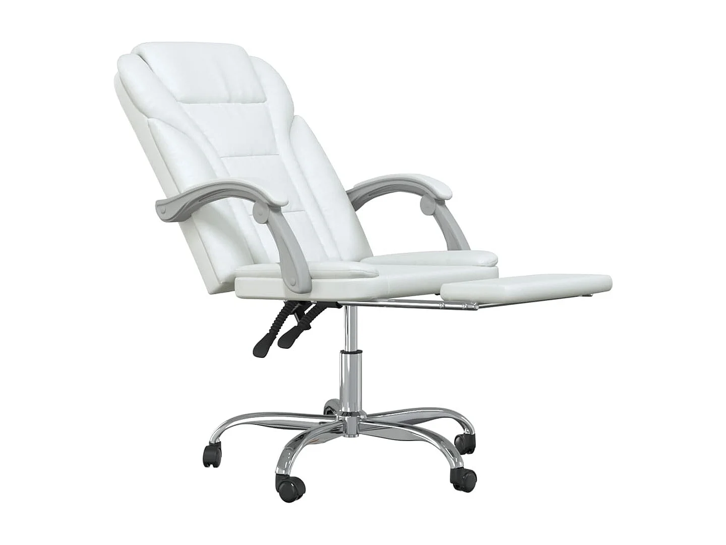 Fauteuil inclinable de bureau Blanc Similicuir