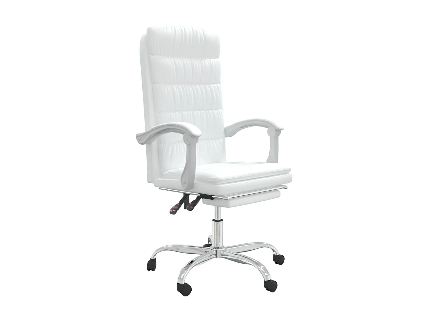 Fauteuil inclinable de bureau Blanc Similicuir