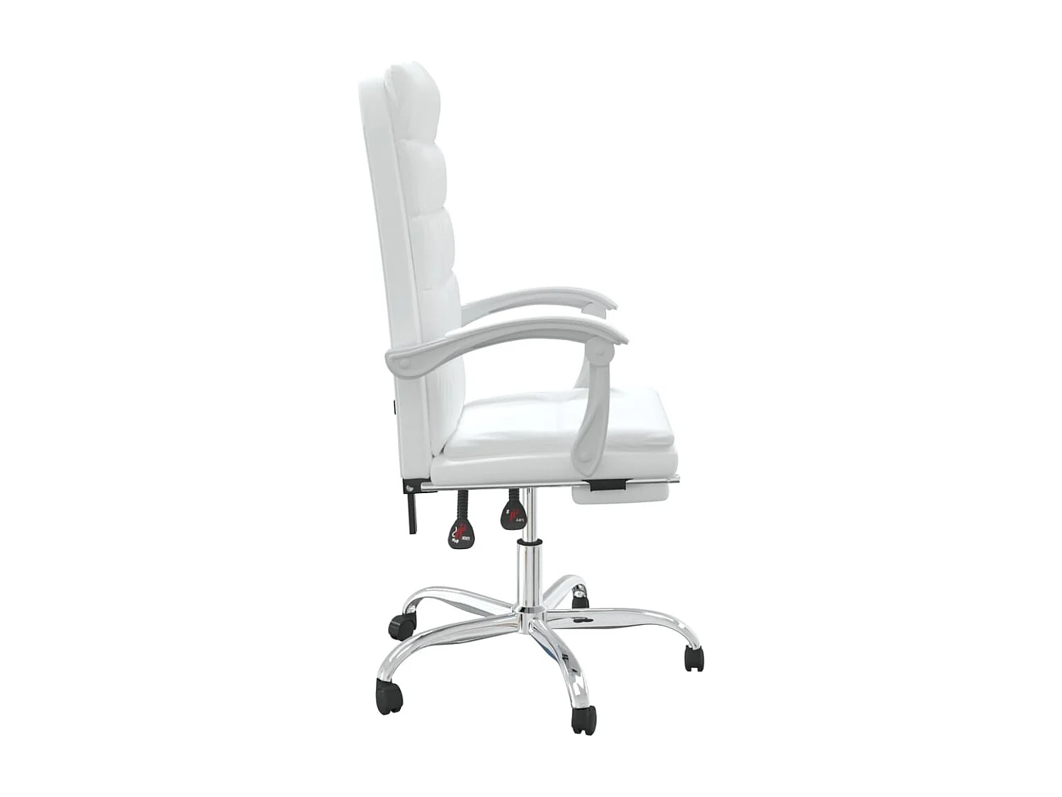Fauteuil inclinable de bureau Blanc Similicuir