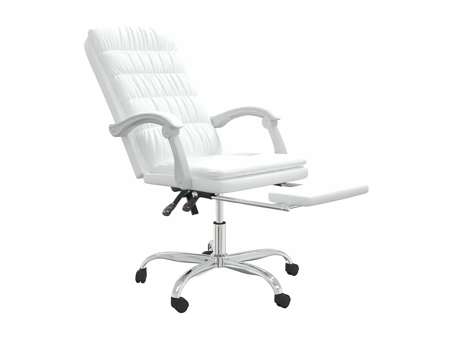 Fauteuil inclinable de bureau Blanc Similicuir